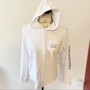 Vineyard Vines Long Sleeve T Shirt Material Hoodie
